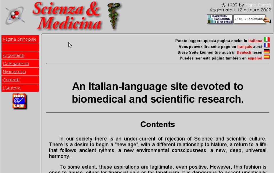 Scienza&Medicina: 2002