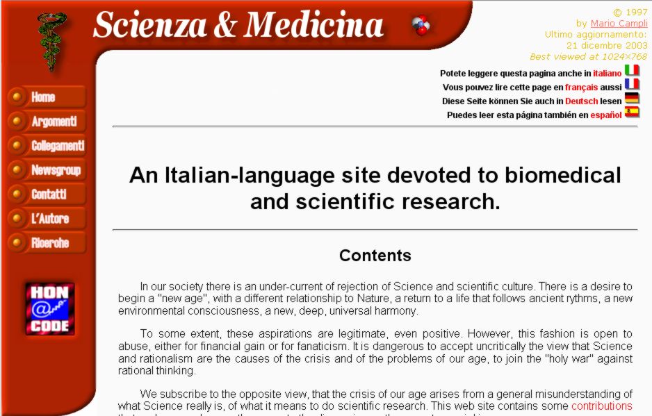 Scienza&Medicina: 2003